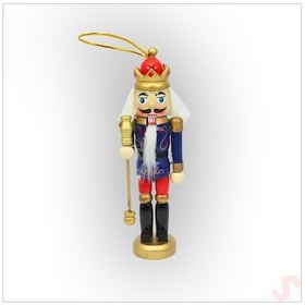 Resim Kurşun Asker, Ahşap Fındıkkıran 13cm - Mızraklı 