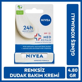 Resim Nivea Med Repair Dudak Bakım Kremi 4,8 gr 