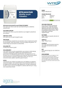 Resim WTR ALKA PLUS 25 KG Alkanite Yükseltici 