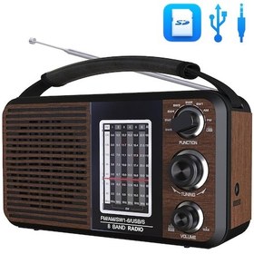 Resim Portatif Radyo Fm-usb-sd/mmc-aux 88-108 Fm Frekans Aralığı 