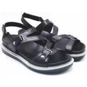 Resim Kadın Comfort Deri Sandalet Siyah 202090y Yetişkin 