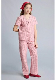 Resim Defacto Regular Fıt 2li Pijama Takımı Kız Çocuk H2657a826spbr96 Pembe-br96 