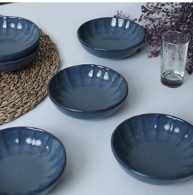 Resim Keramika Lapis Sirius Çerezlik / Sosluk 12 Cm 6 Adet Q08 