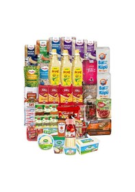 Resim Ramazan Kolisi Erzak Paketi Kumanya Sahur Paketi Kahvaltılık 41 Parça Ürün Mega Koli 