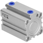 Resim Wezone Alüminyum İnce Tip Çift Hareketli Pnömatik Silindir, 32mm Çap, Sda32x40, Dayanıklı, Tamamlayıcı Eleman 