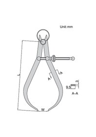 Resim Ayarlı Dış Çap Pergeli 400 MM 
