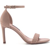 Resim Nine West Sına 3fx Bej Kadın Topuklu Sandalet 