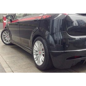 Resim Fiat Punto Sport Marşpiyel Seti Mat Siyah Plastik 2012 - 2018 