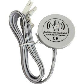 Resim 5-24 Volt Dokunmatik Touch Ahşap Yüzey Sensörü Beyaz Ahşap Mobilya Sensörü Beyaz 