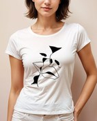 Resim Closer Geniş Yaka Tişört 