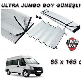Resim Oto Araba Ön Cam Güneşlik Gümüş Maxi Boy 85 X 165 CM A Kalite 