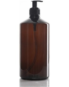 Resim Amber Renkli Pet Şampuan Şişesi 1 L 105 Adet 