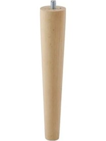 Resim Ahşap Ayak Mobilya Ayağı - 20 Cm, M8 Civatalı Abanoz 