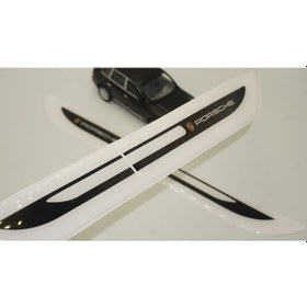 Resim Porsche Cayman Taycan Logo Yan Çamurluk 3M 3D Damla Silikon Yeni 