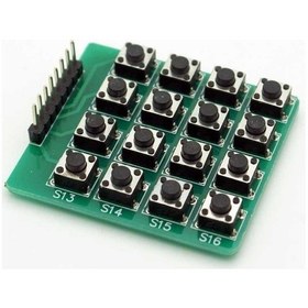 Resim Motorobit-4X4 Push Buton Keypad 