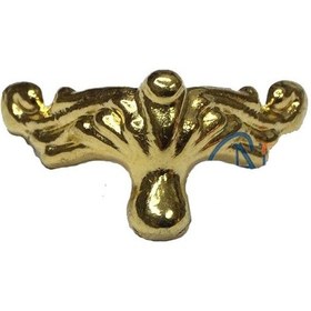 Resim Köşe Etekli Sandık Ayağı, Kutu Ayak 1,5 Cm - Sarı, 100 Adet Ahşap 