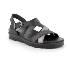 Resim Sandalet Kadın Diğer 7668800 Igı&co Ddz 76688 Nap.so/nab.mamb Nero Acciaio Nero Acciaio Siyah 