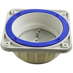 Resim Yaylı Baca Koku Önleyici Klape Kare Baca Klapesi Davlumbaz Klape 