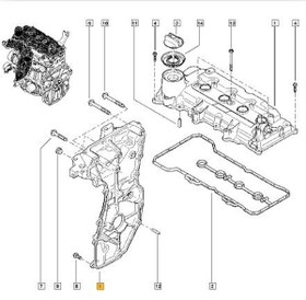 Resim Renault Megane Triger Kapak [Orjinal] (135007204R) 