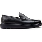 Resim Deery Hakiki Deri Koyu Lacivert Comfort Erkek Loafer - 01564mlcvp17 Lacivert 