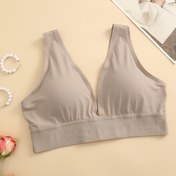 Resim 1 Adet Kadınlar İçin Plus Beden Derine V Yaka Telsiz Plunge Sütyen - Dikişsiz Şişme Dolgulu Üç Çekmeli Push-Up Bralette, çıkartılabilir Kapaklar, Sırtsız tasarım ve Tam kapsama günlük & özel durumlarda rahat esnek uyum, şekilsizi ihtiva etmez Lingerie (Tel yok), Rahatsuz südyanerler ile ileriye dönük üründe baskın olan bu modeldeki plus bedensüz tel olmayan, çekici alt giysiler. 