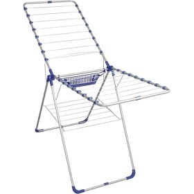 Resim UltraNova Alüminyum Gri Mandal Sepetli Çamaşır Kurutmalık Askılığı 