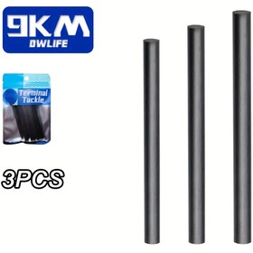 Resim 3'lü Balıkçılık Kamışı Tamir Kiti, Yüksek Mukavemetli Karbon Fiber Çubuklar, Kırılan Kamış İçin Aksesuarlar 