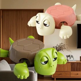 Resim Four Seasons Universal/Cup Coaster Komik Bas & Pop Göz Kaplumbağa - Ofis Şakaları ve Ev Eğlencesi için Yumuşacık Plastik Masa Dekoru 