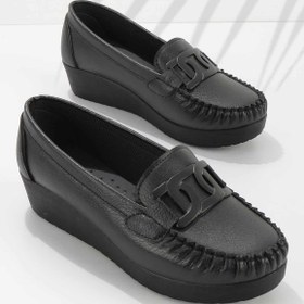 Resim Bambi Siyah Kadın Loafer Ayakkabı K01797002109 
