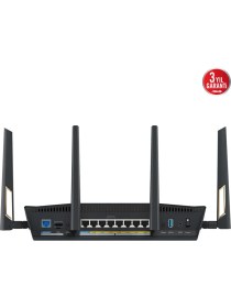 Resim Asus RT-BE88U Wifi BE7200 Dual Band Gigabit Extendable Router 