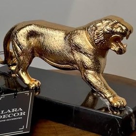 Resim Mermer Kaideli Aslan Heykel 