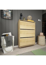 Resim Belen Ayakkabılık Safir Meşe 