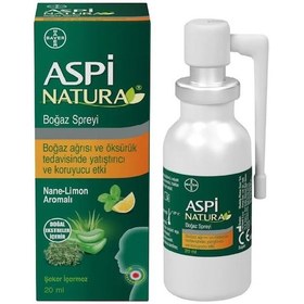 Resim Aspinatura Boğaz Spreyi 20 Ml - Nane & Limon 