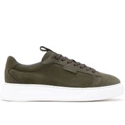 Resim Derimod Erkek Yeşil Bağcıklı Nubuk Deri Sneaker 24sfd6106v3 