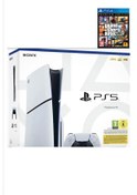 Resim Playstation 5 Slim 1 TB Türkçe Menü + GTA 5 