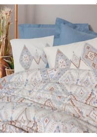 Resim Cotton Box Bohem Nevresim Takımı Çift Kişilik Zanora İndigo Çok Renkli 