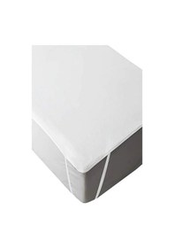 Resim Divanev Tek Kişilik Sıvı Geçirmez Alez 90x190 Cm Pamuk Kumaş Köşelerinden Lastikli Beyaz 