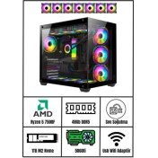 Resim Ramtech RMT1905 Ryzen 5 7500F | Rtx 5060 Ti | 1tb M.2 SSD | 48GB Ddr5 Ram | Sıvı Soğutmalı Rgb Gaming Pc 