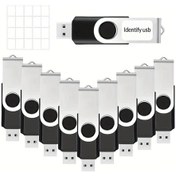 Resim Meridiangoods 128mb 10 Adet Usb Bellek Yüksek Hızlı 2.0 Flash Sürücü Pc Laptop Tablet Telefon İçin 