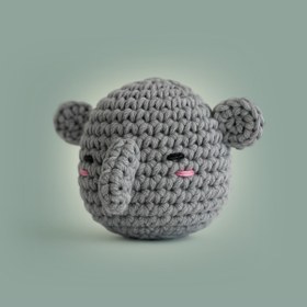 Resim The Gookie Mini Fill Bumbo Tığ Kiti Yeni Başlayanlar İçin Videolu Amigurumi Örgü Oyuncak Seti 