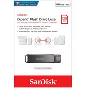 Resim SDIX70N-128G-GN6NN 128 GB iXpand Luxe iPhone USB Flash Bellek Sandisk