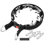 Resim Moveevo Hızlı Açılır Tokalı, Naylon Koruyuculu Köpek Eğitim Tasması - Tüm Boylar İçin Siyah 