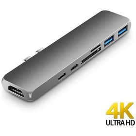 Resim Daytona Cf03 Type C 7In2 Hub Hdmi Kart Okuyucu Usb3.0 Çevirici 
