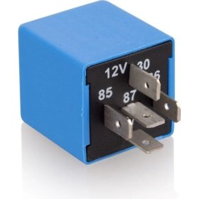 Resim Üstün Titreyen Korna Rölesi (Kesici Röle) 12 Volt 30 Amper 5 Uçlu 