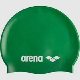 Resim Arena Classic Silicone Yüzücü Bonesi Yeşil Çok Renkli 