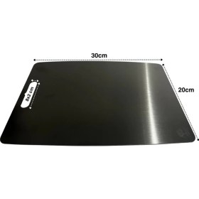 Resim Go İthalat Paslanmaz Çelik Kesme Tahtası 20X30 cm Mutfak Sebze Et Kesme Tahtası Doğrama Tahtası Mutfak Aksesuarları (5491) 