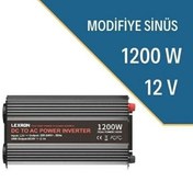 Resim Lexron 1200W-12V Modifiye Sinüs Inverter 