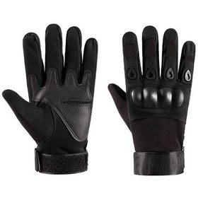 Resim Xiangshan Pangolin Outdoors Motosiklet Eldivenleri - Kaymaz, Kesilmez, Mikrofiber, M/l/xl, Siyah/yeşil/sarı Beyaz - Siyah - Kırmızı 