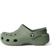 Resim Crocs Yeşil Erkek Çocuk Plaj Terliği Classic Clog K 