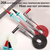 Resim 1000V/20A Değiştirilebilir Uçlu Multimetre, 1.1 Metre Uzunlukta, 20A Altın Kaplama ve Sert Uç, Paslanmaz Çelikten Sağlam Probu, Ateşe ve Dondurucuya Dayanıklı, Dar Alanlarda Devre Kartları İçin İnce Ölçüm ve Nüfuz Etmeye Uygun, Gerilim ve Akım Ölçümü,Devre Kartı Testi,Multimetre Probu,Altın Kaplama Uç,Altın Kaplama Dayanıklılık,Dayanıklı Paslanmaz Çelik,Elektronik Teknisyeni 
